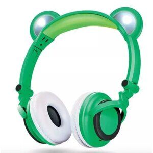 ART + SOUND LED Light Up Frog Wireless Headphones